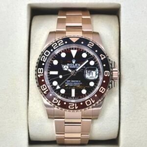 “Rootbeer”40mm 126715CHNR Rose Gold Tiger Iron Dial